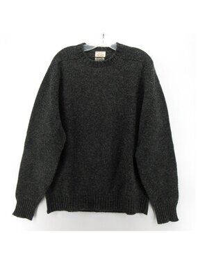 VGT Alan Paine Sweater 42 Shetland Wool Ribbed Crewneck England 70s XL